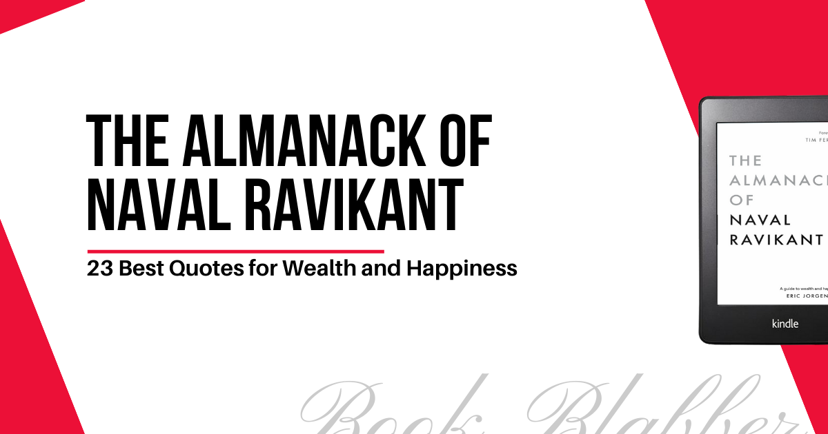 Cover Image - The Almanack of Naval Ravikant - 23 Best Quotes for Wealth and Happiness