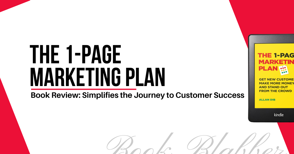 Cover Image - The 1-Page Marketing Plan - Book Review: Simplifies the Journey to Customer Success