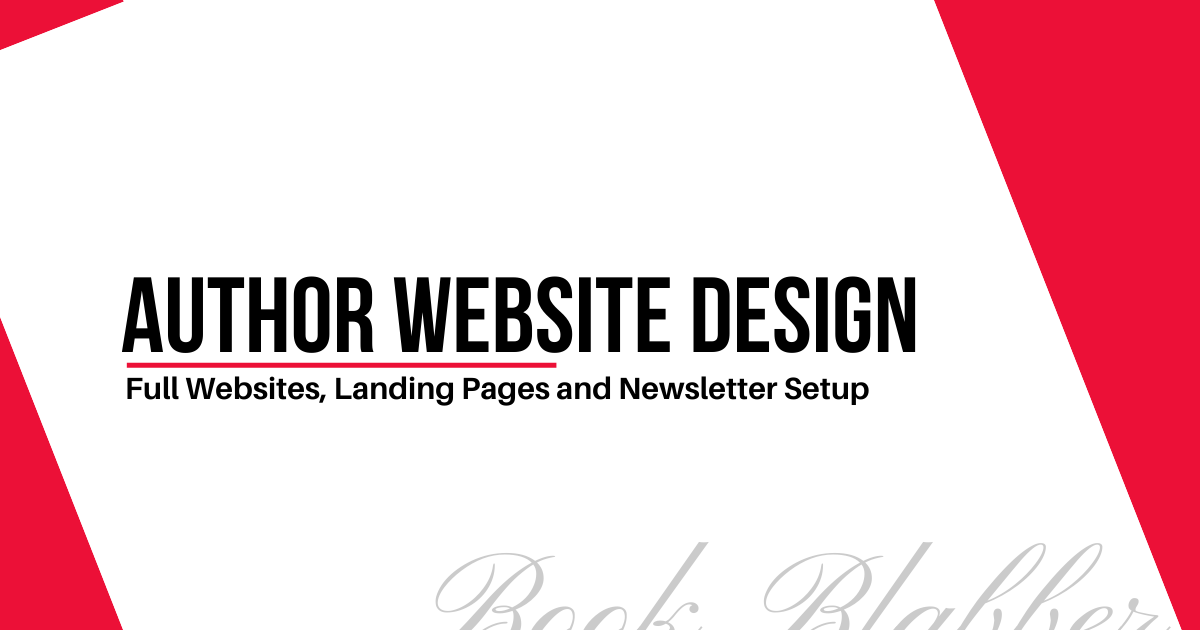 Cover Image - Book Author Website Design Services