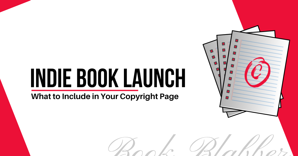 Cover Image - Indie Book Launch - What a Copyright Page Looks Like