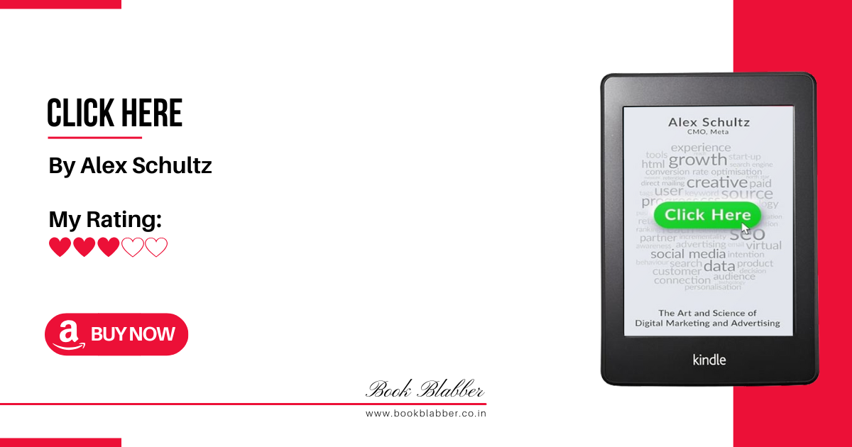 Alex Schultz Click Here Book Review Image - Practical Handbook for Digital Growth