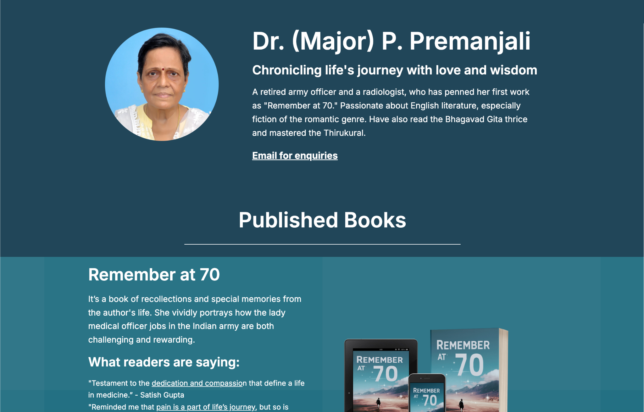 Make an Author Page With Carrd